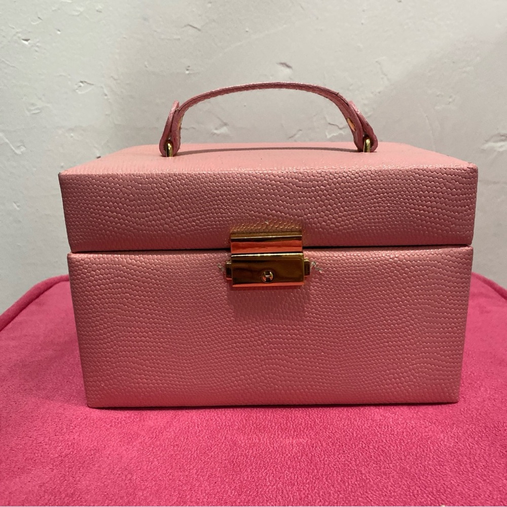 Pink Jewelry Case Handheld Box - Unbranded